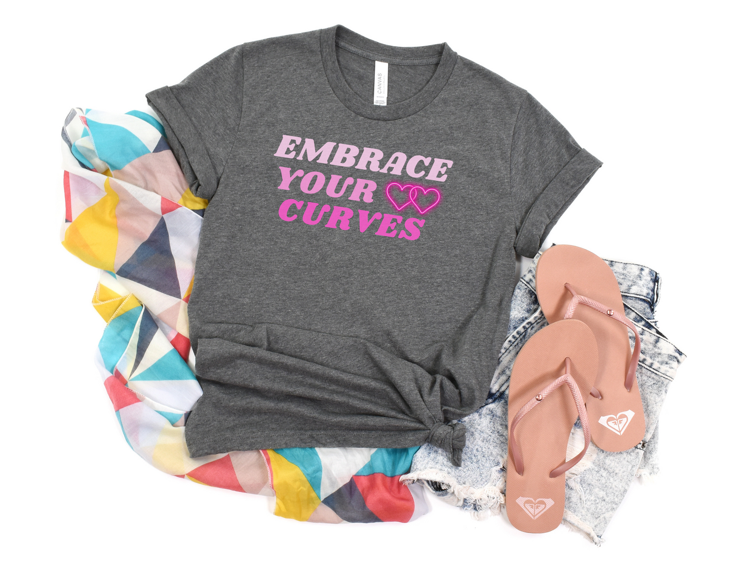 Embrace Your Curves Crew Neck Tee