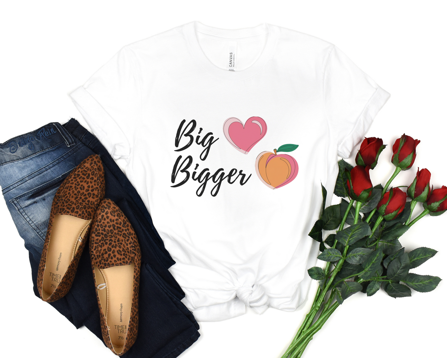 Big Heart Bigger Butt Crew Neck Tee