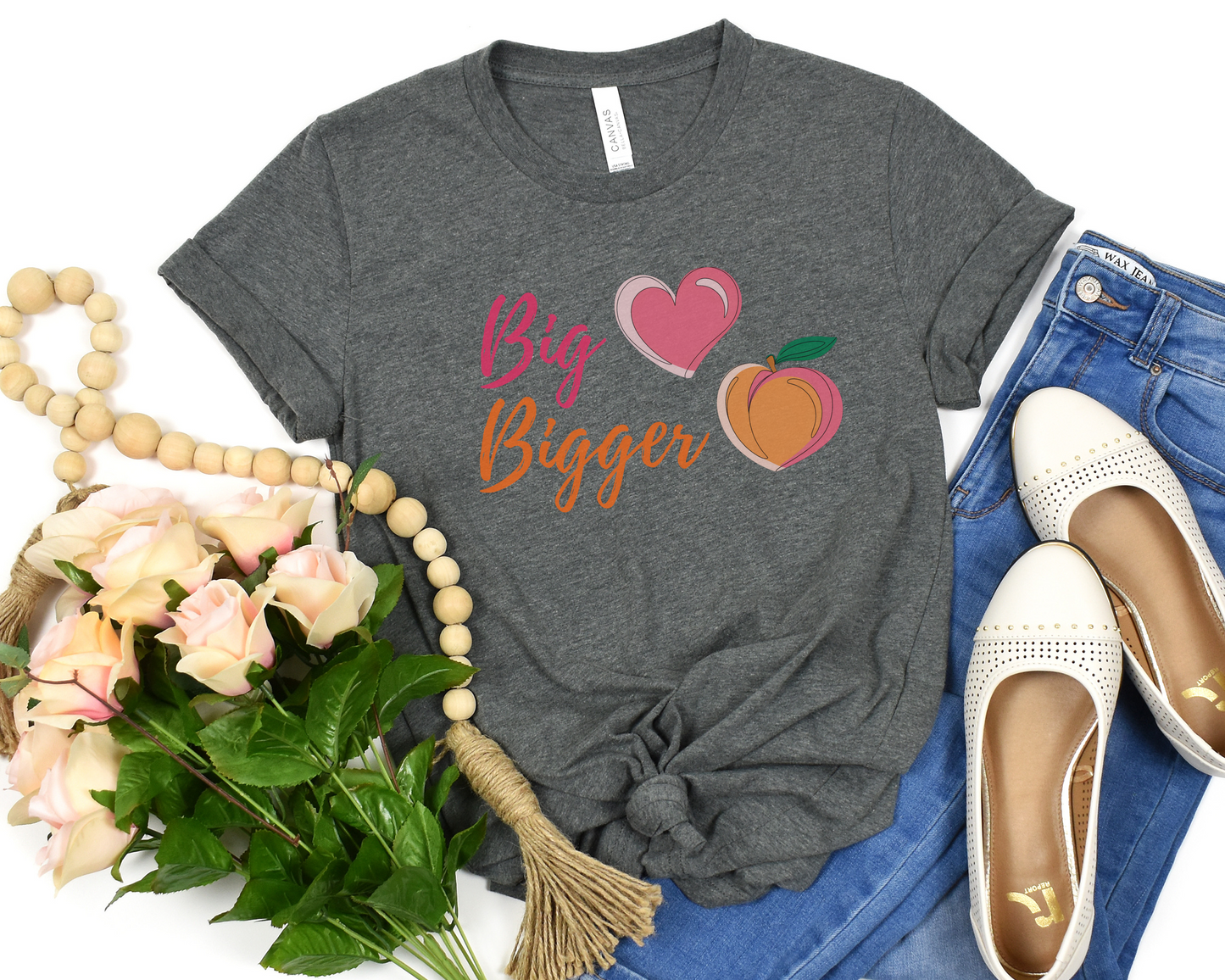 Big Heart Bigger Butt Crew Neck Tee