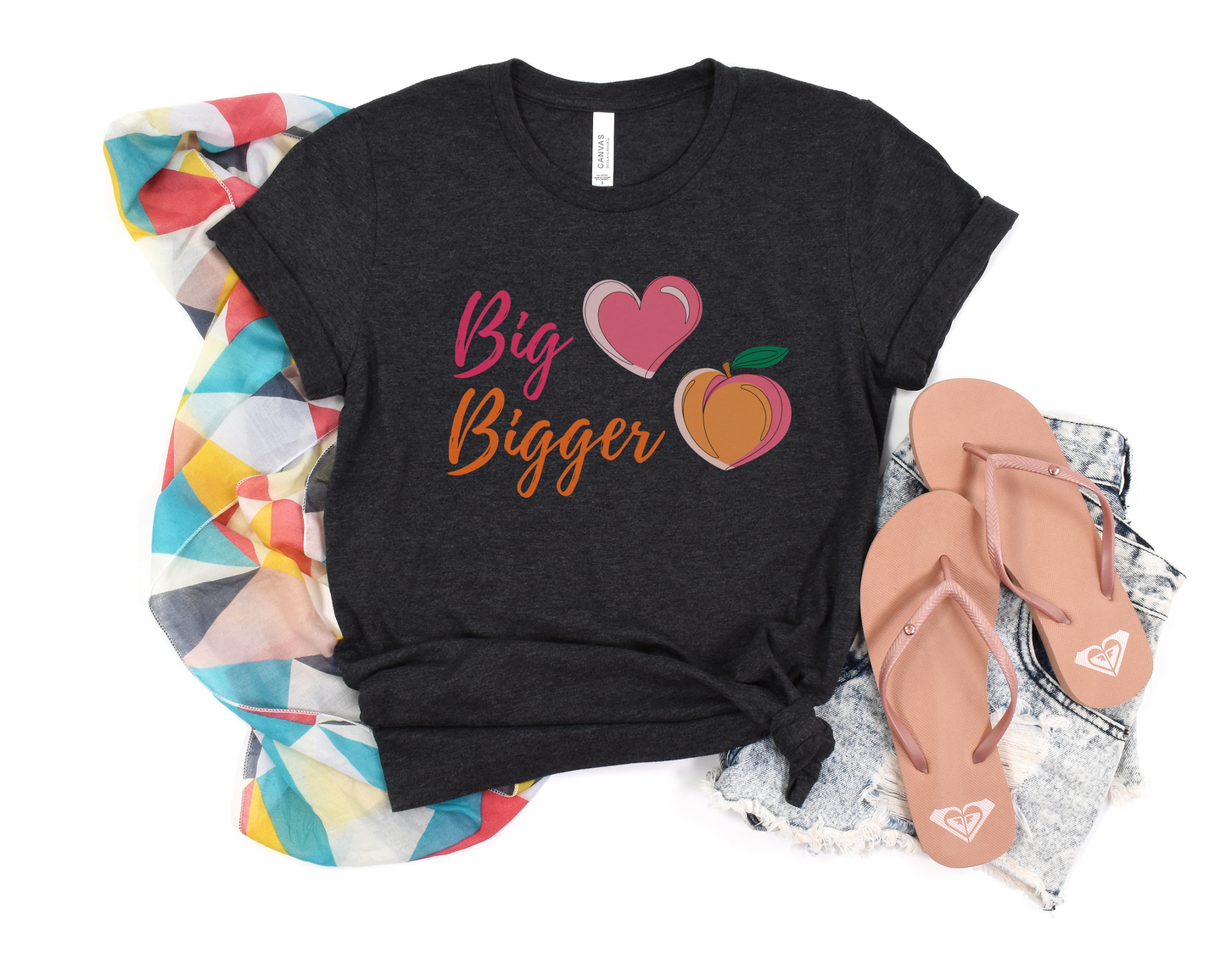 Big Heart Bigger Butt Crew Neck Tee