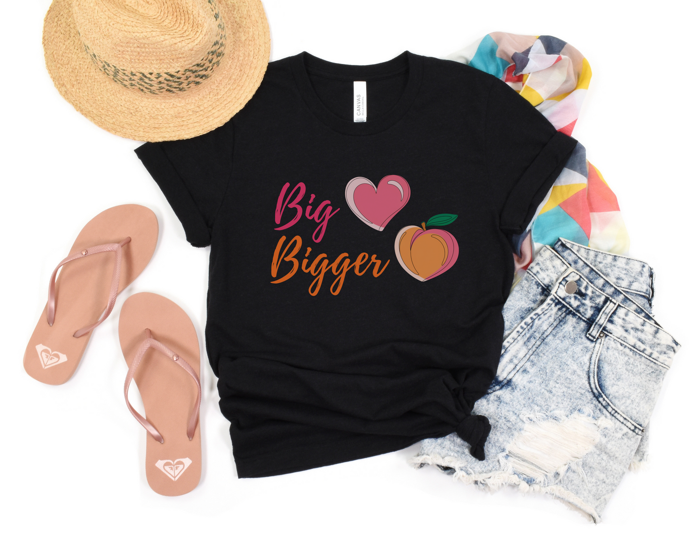 Big Heart Bigger Butt Crew Neck Tee