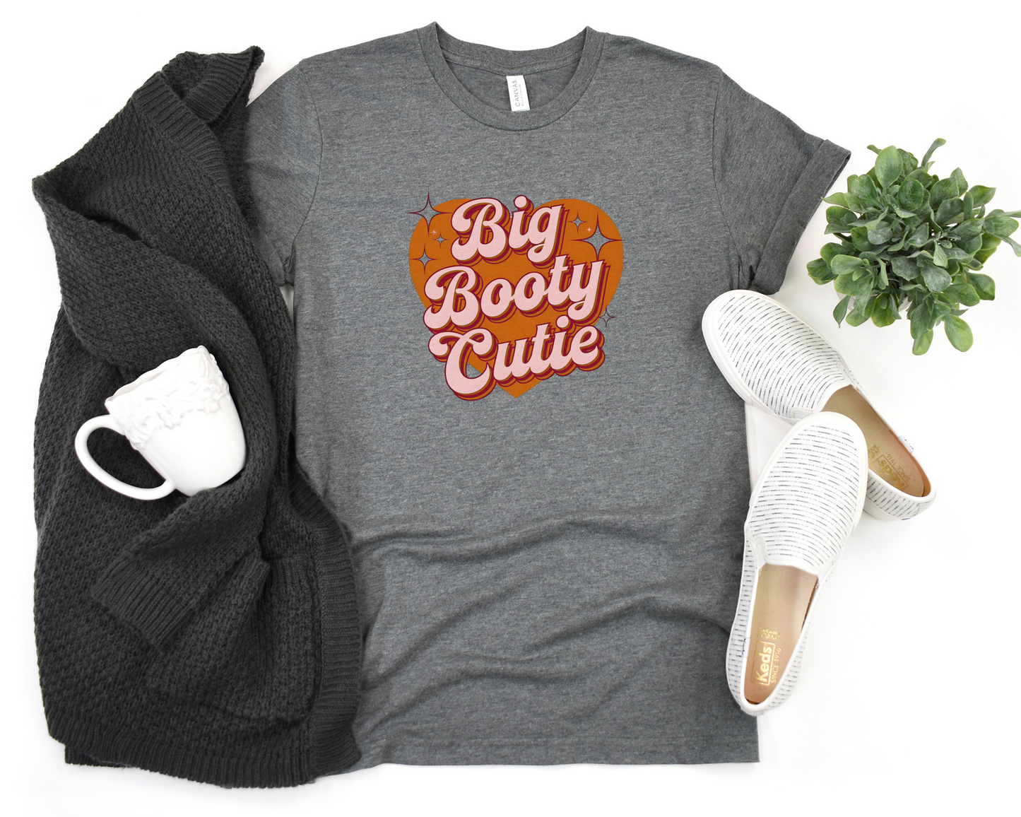 Big Booty Cutie Crew Neck Tee