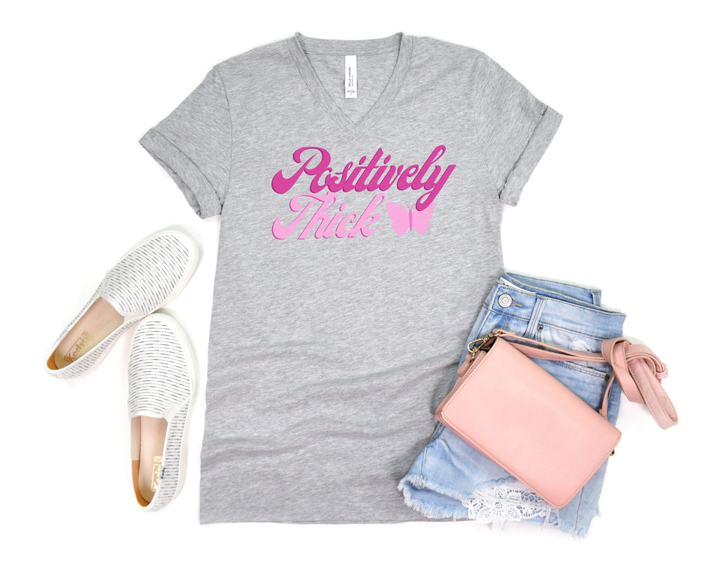 Positively Thick V-Neck