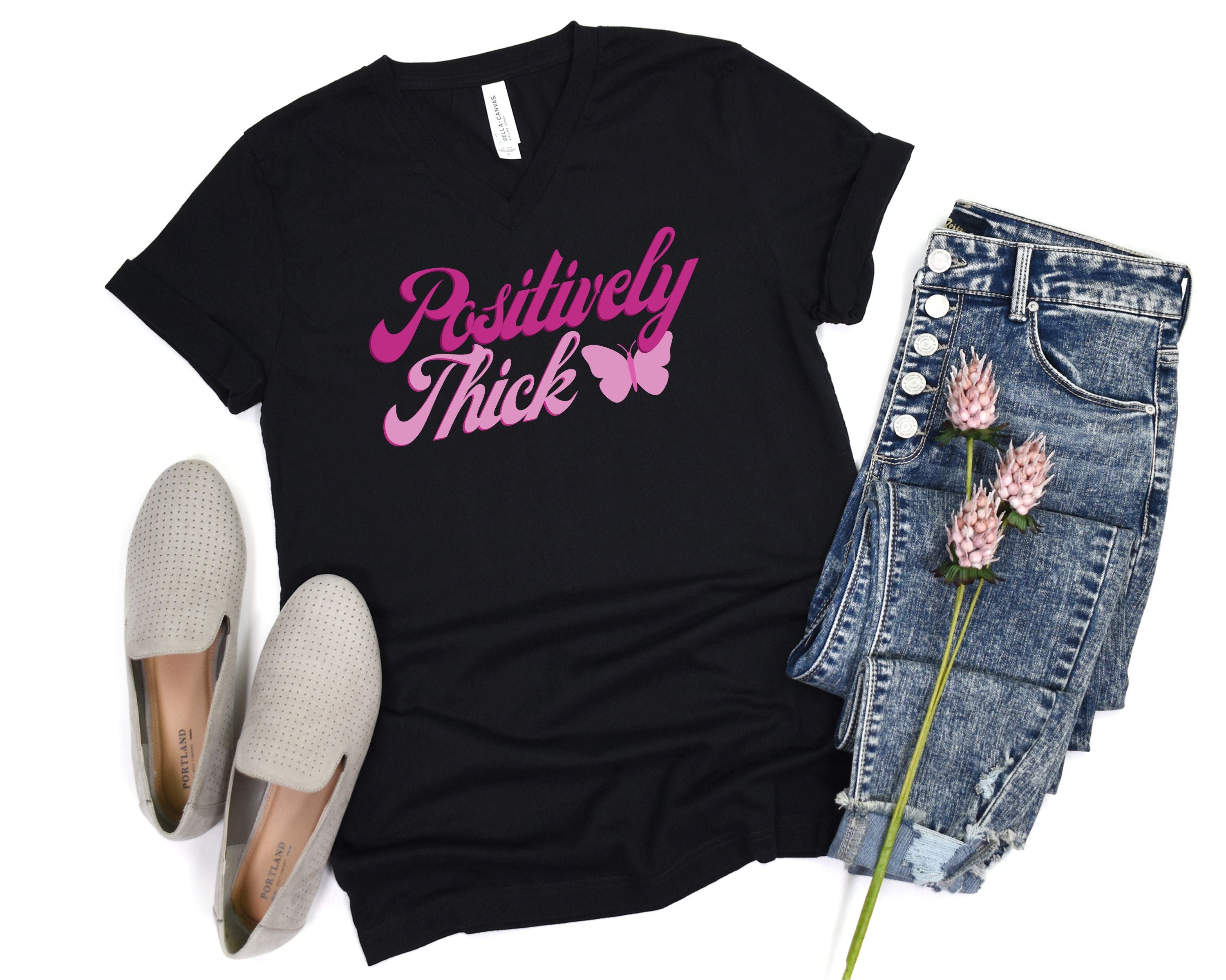 Positively Thick V-Neck