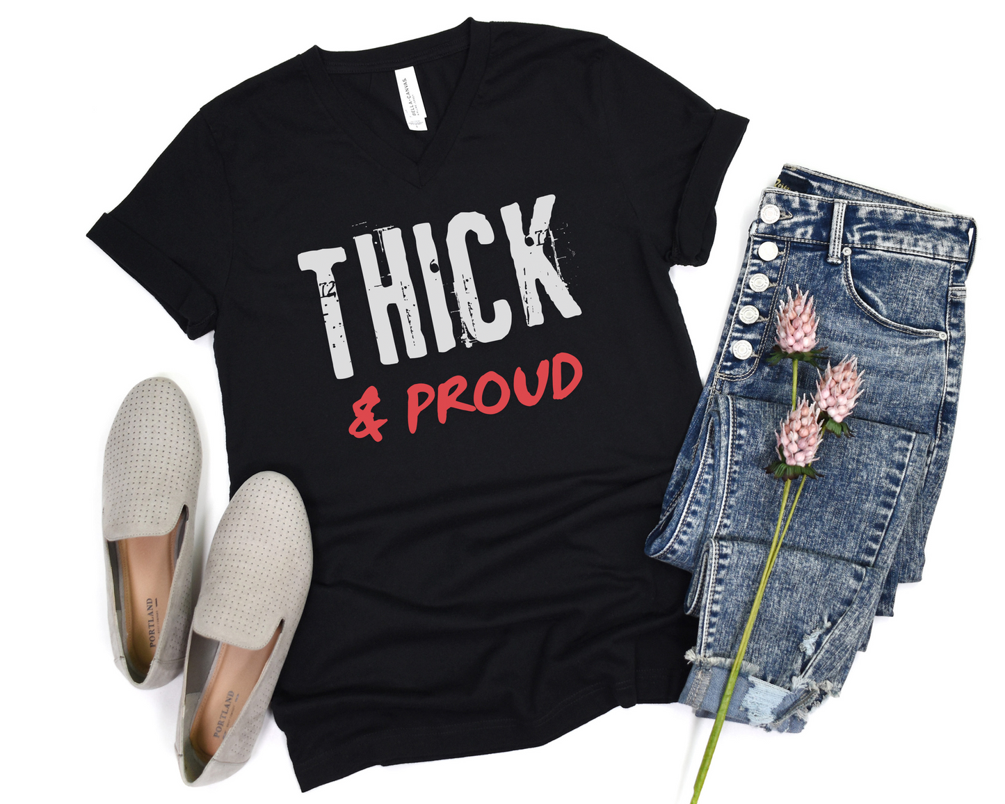 Thick & Proud V-Neck Shirt