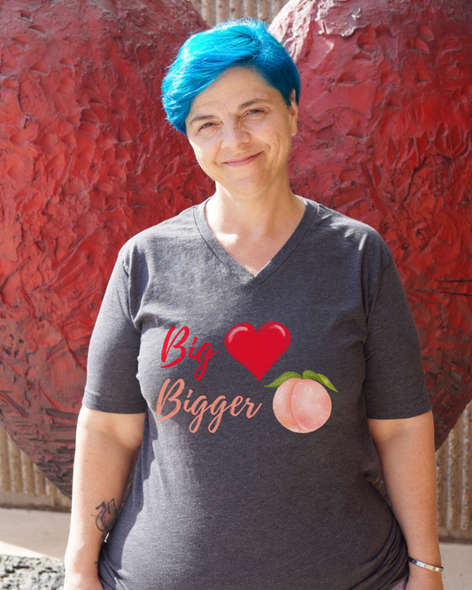 Big Heart Bigger Butt V-Neck Tee