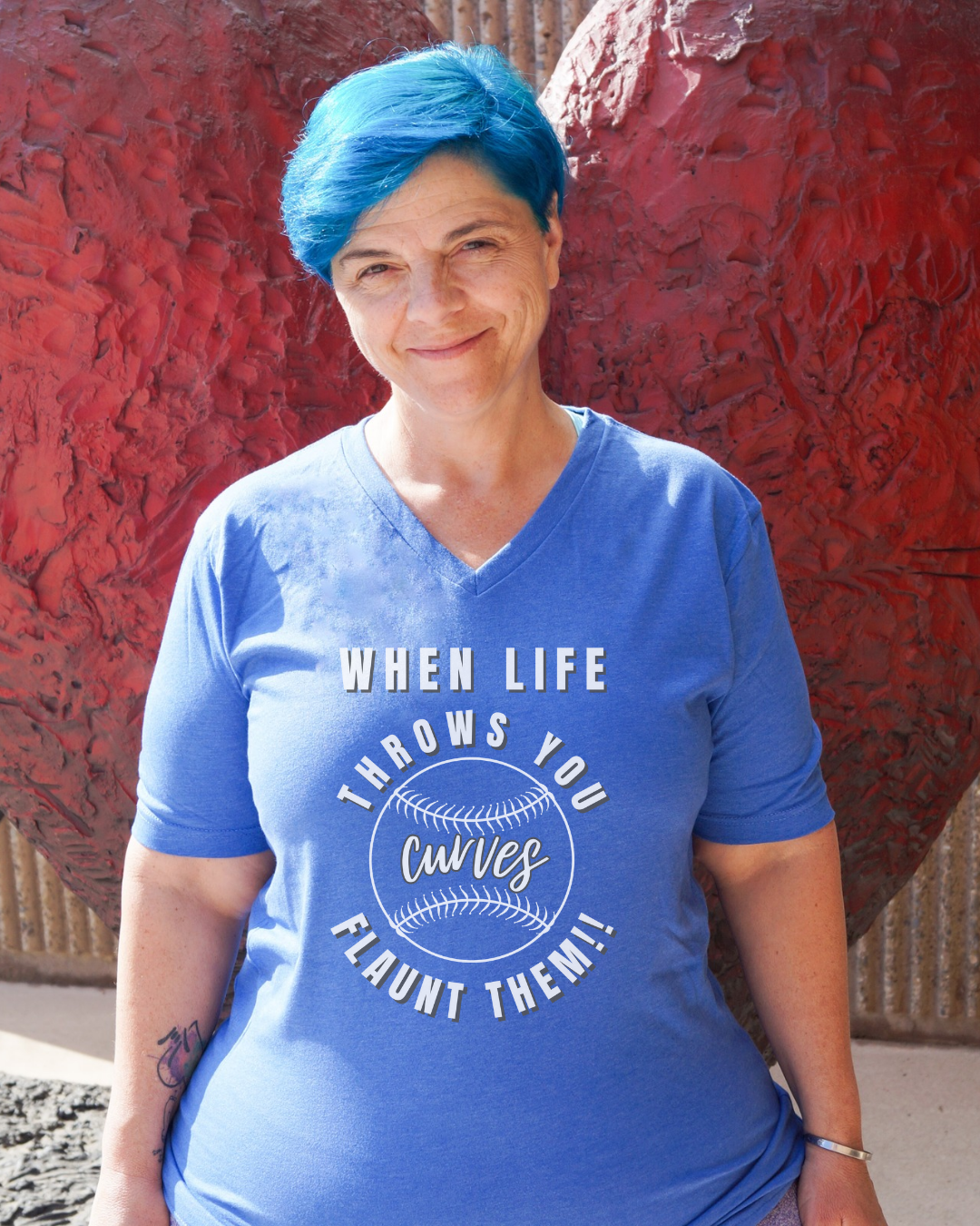 Flaunt Them Curves V-Neck