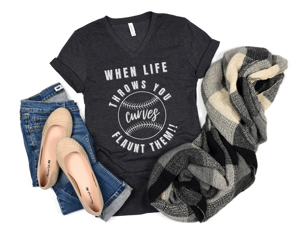 Flaunt Them Curves V-Neck