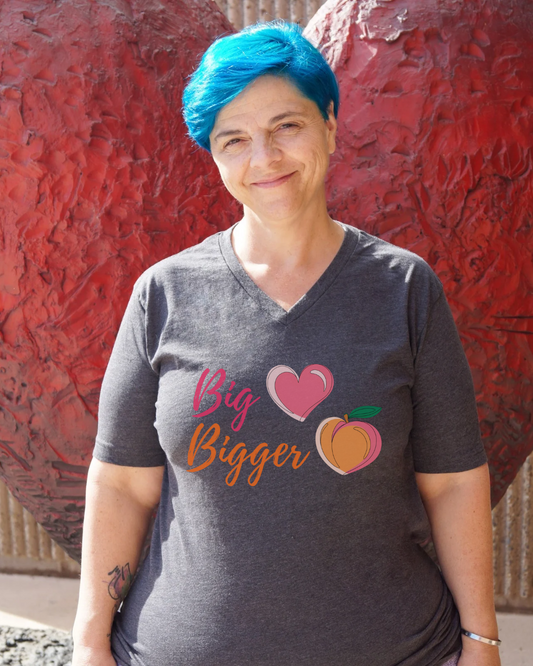 Big Heart Bigger Butt V-Neck Tee