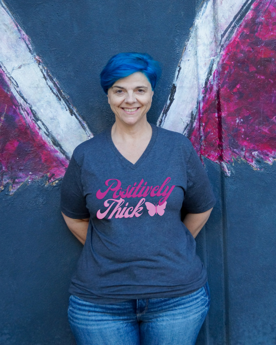 Positively Thick V-Neck