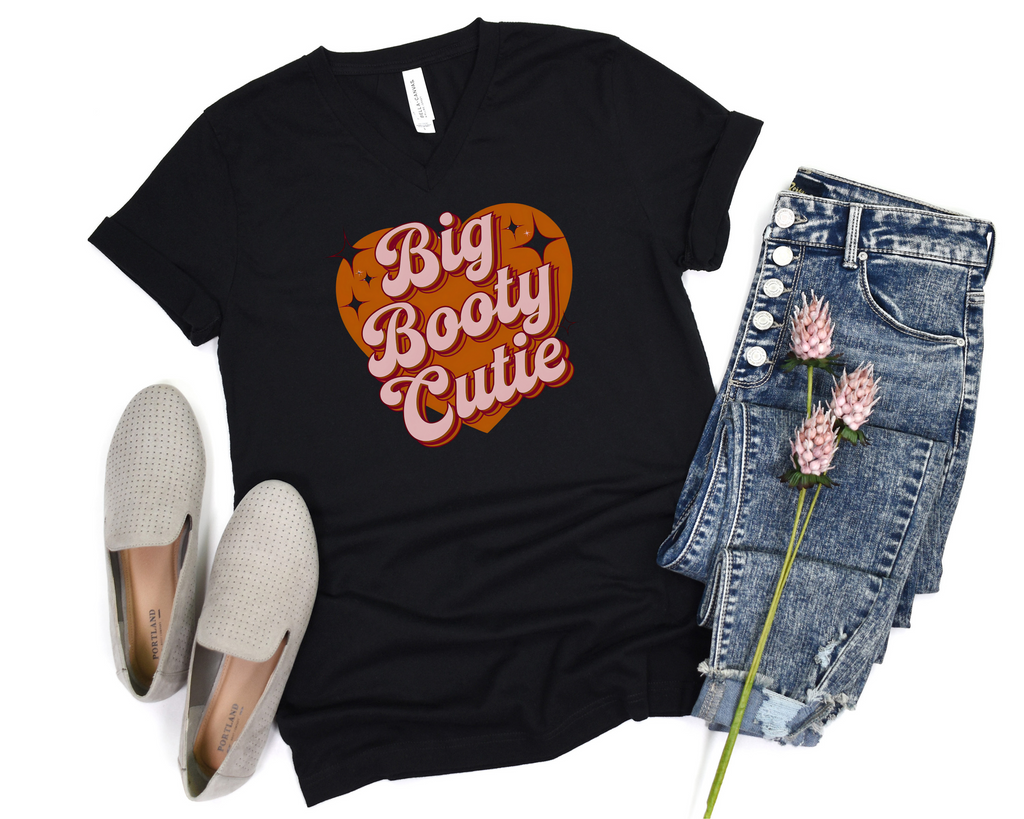 Big Booty Cutie V-Neck