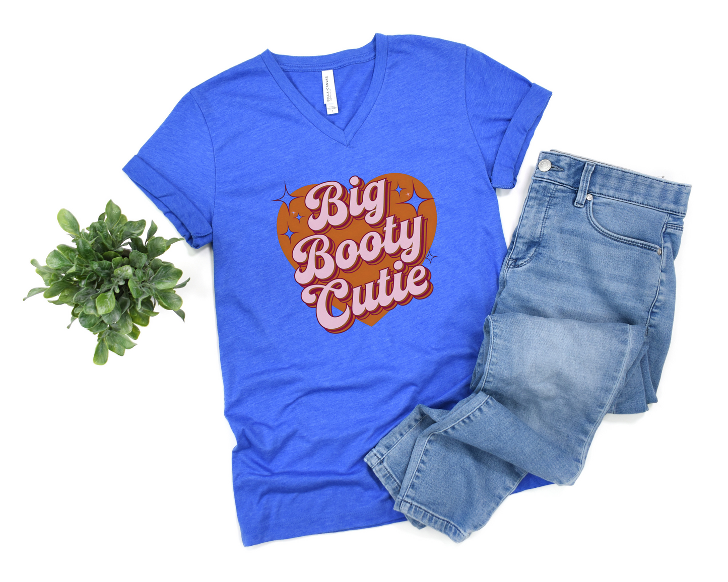 Big Booty Cutie V-Neck Shirt