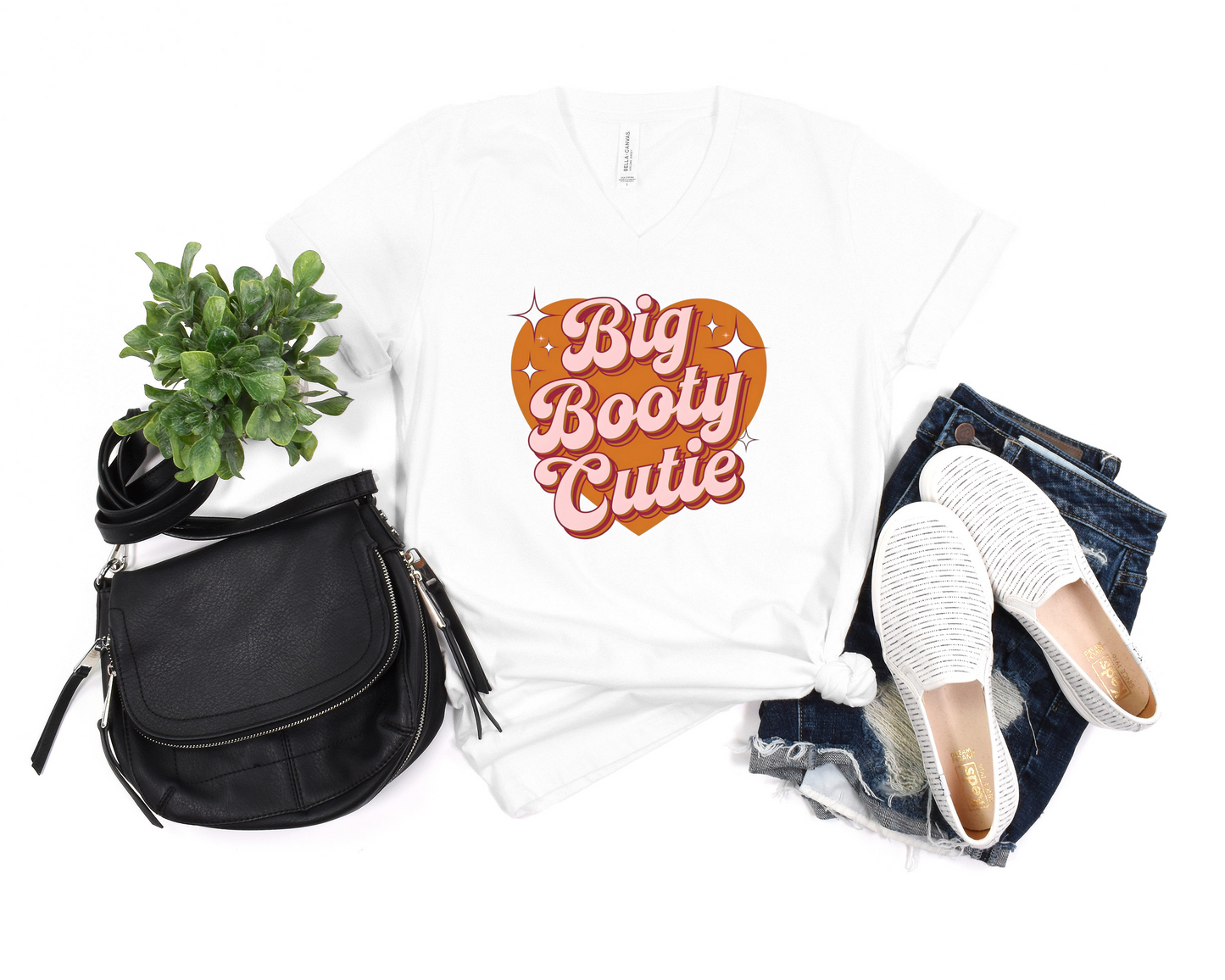 Big Booty Cutie V-Neck Shirt