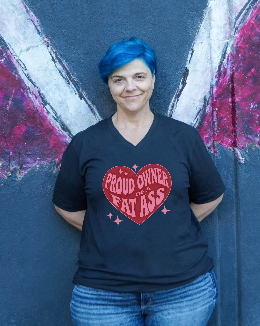Proud Owner Of A Fat Ass V-Neck Shirt