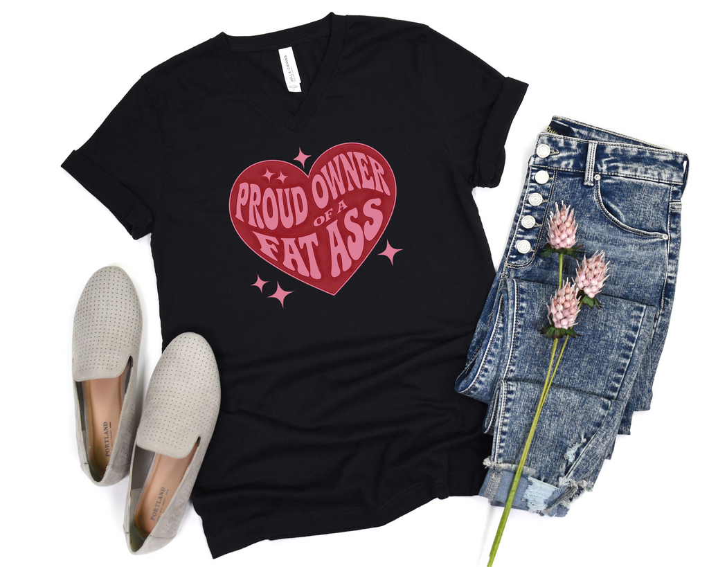 Proud Owner Fat Ass V-Neck