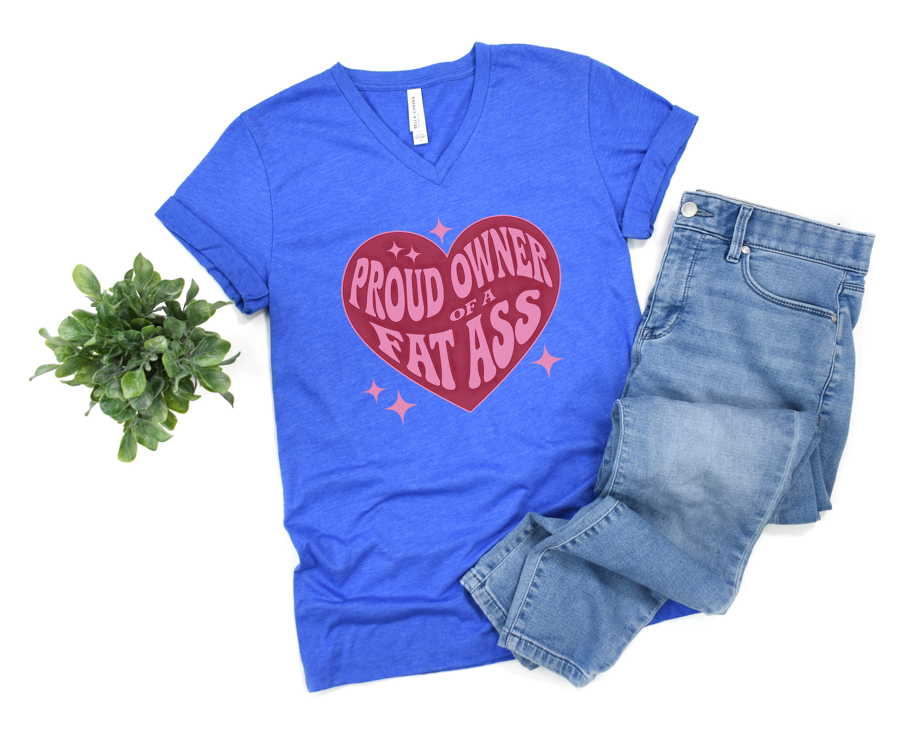 Proud Owner Fat Ass V-Neck