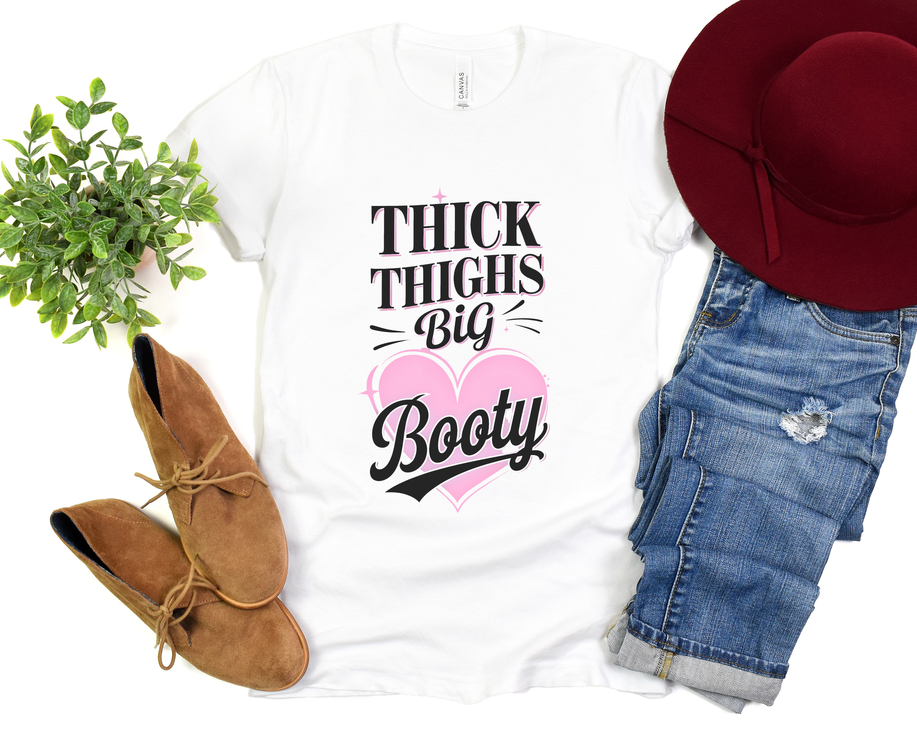 Thick Thighs Big Booty Tee