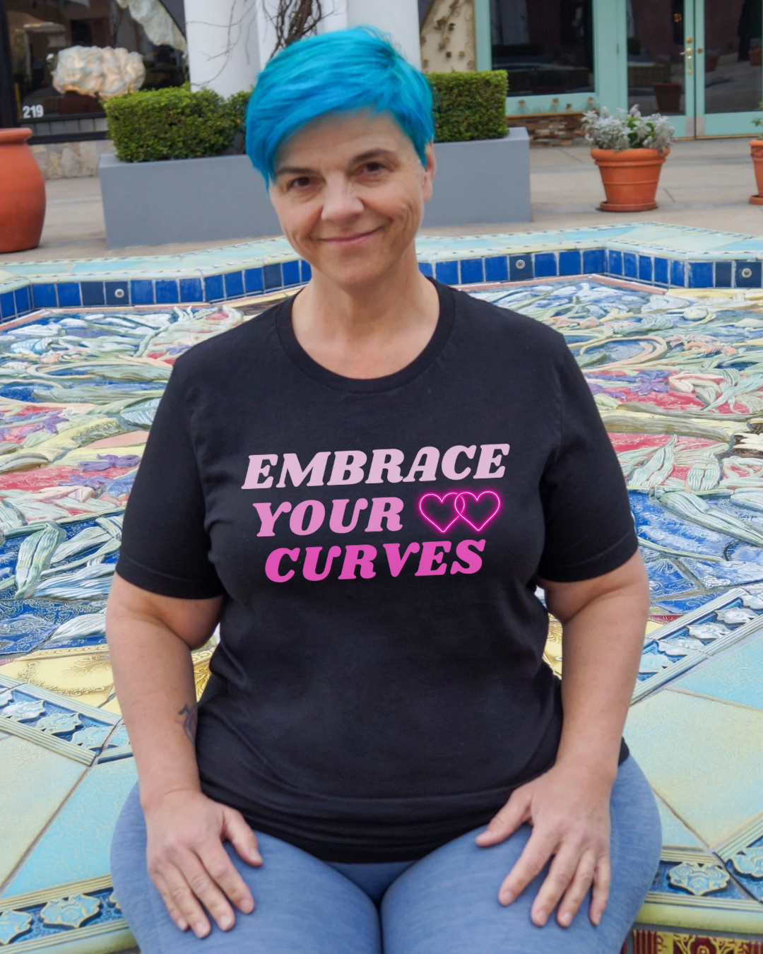 Embrace Your Curves Crew Neck Tee