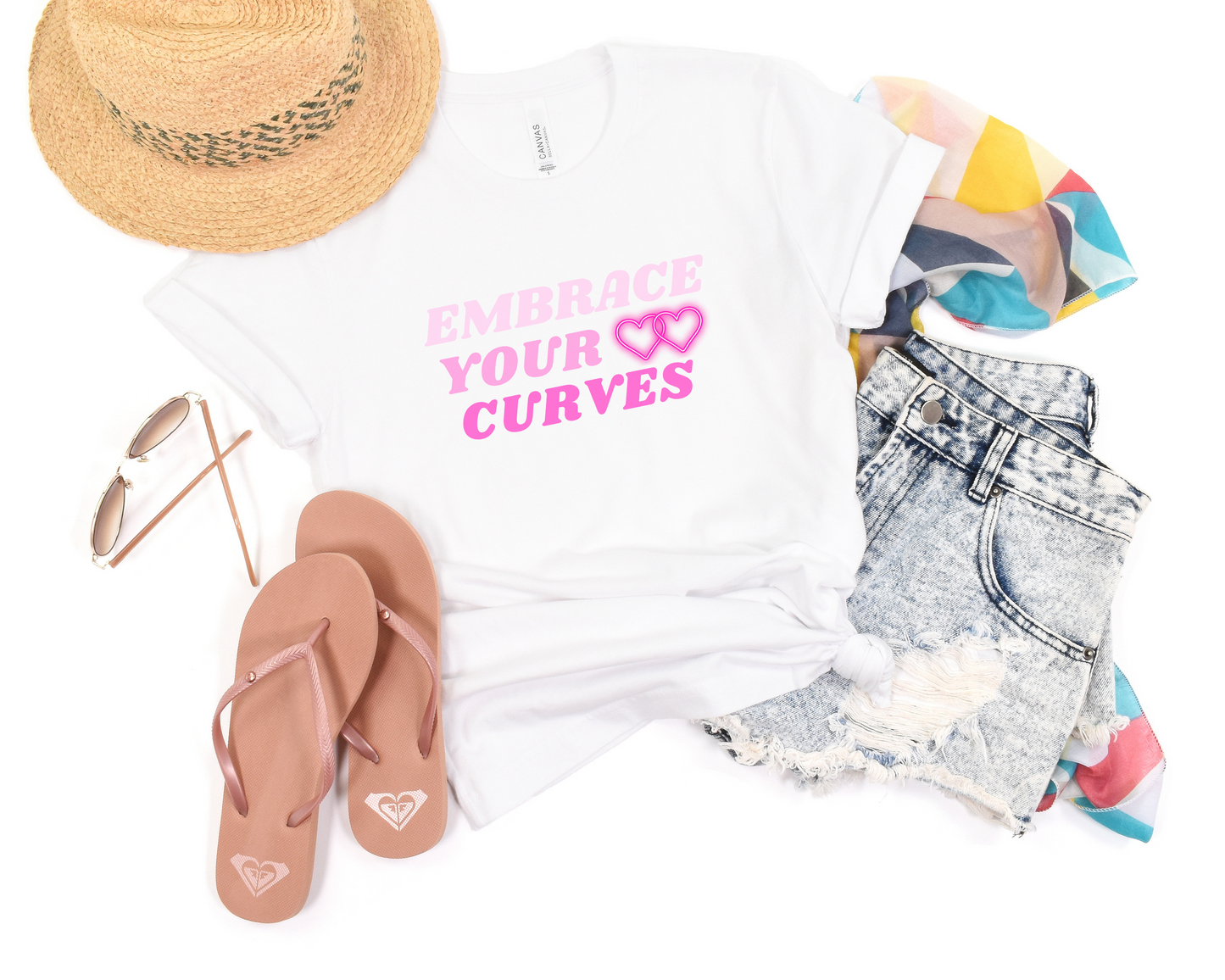 Embrace Your Curves Crew Neck Tee