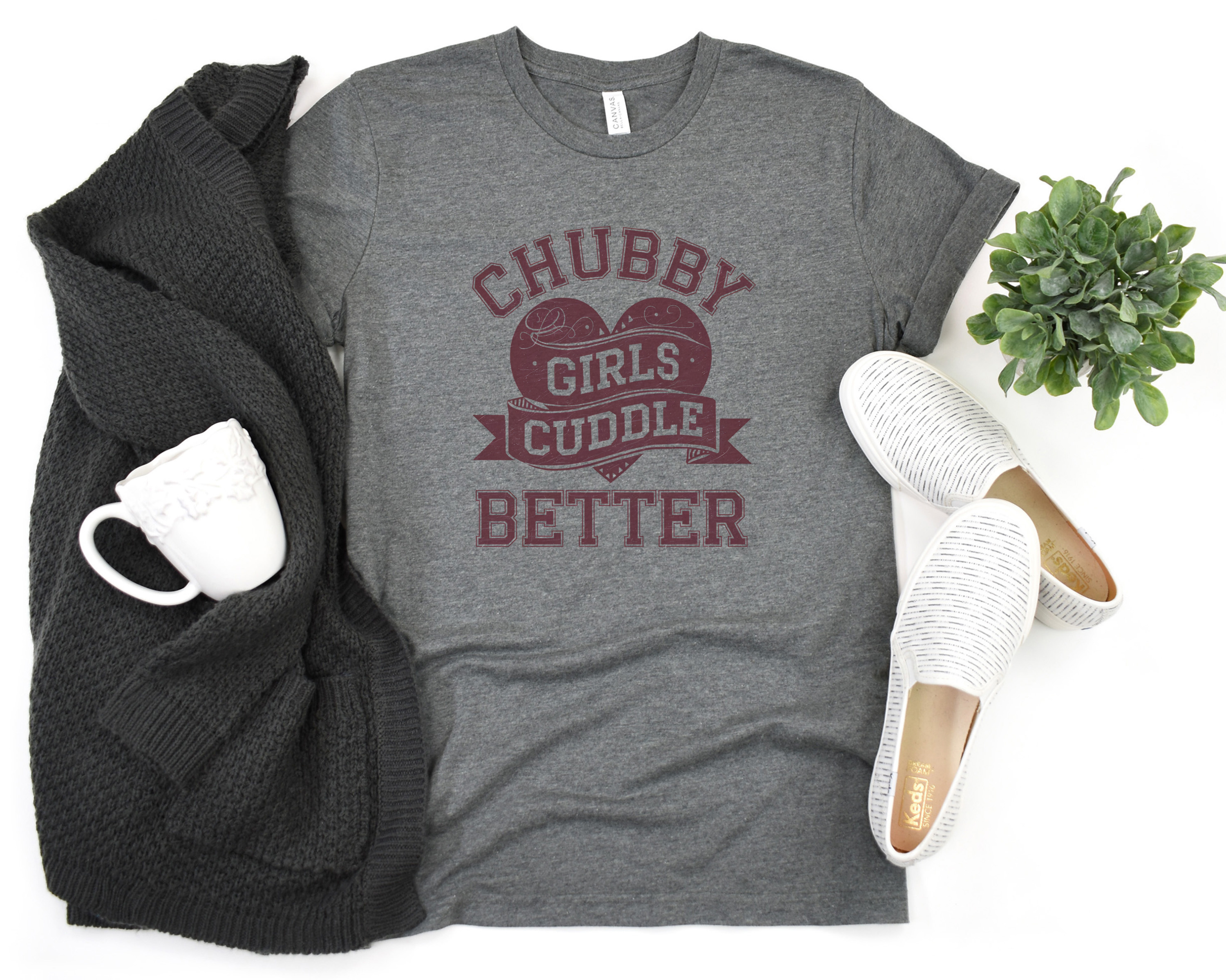 Chubby Girls Cuddle Better Tee