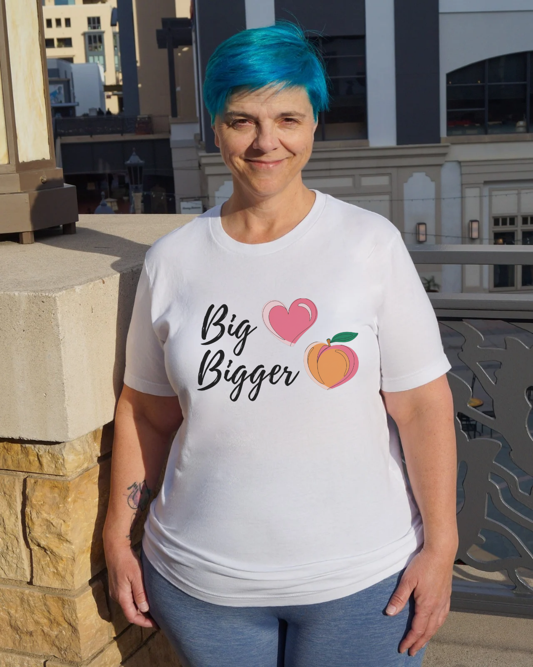 Big Heart Bigger Butt Crew Neck Tee