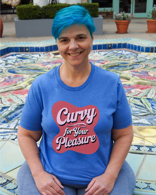 Curvy For Your Pleasure Crew Neck Tee