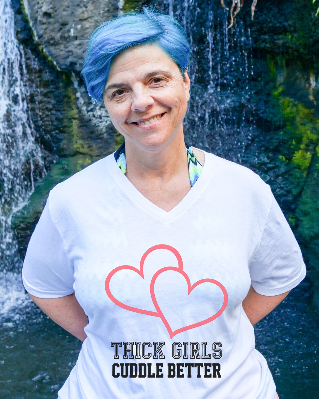 Thick Girls Cuddle Better V-Neck Shirt