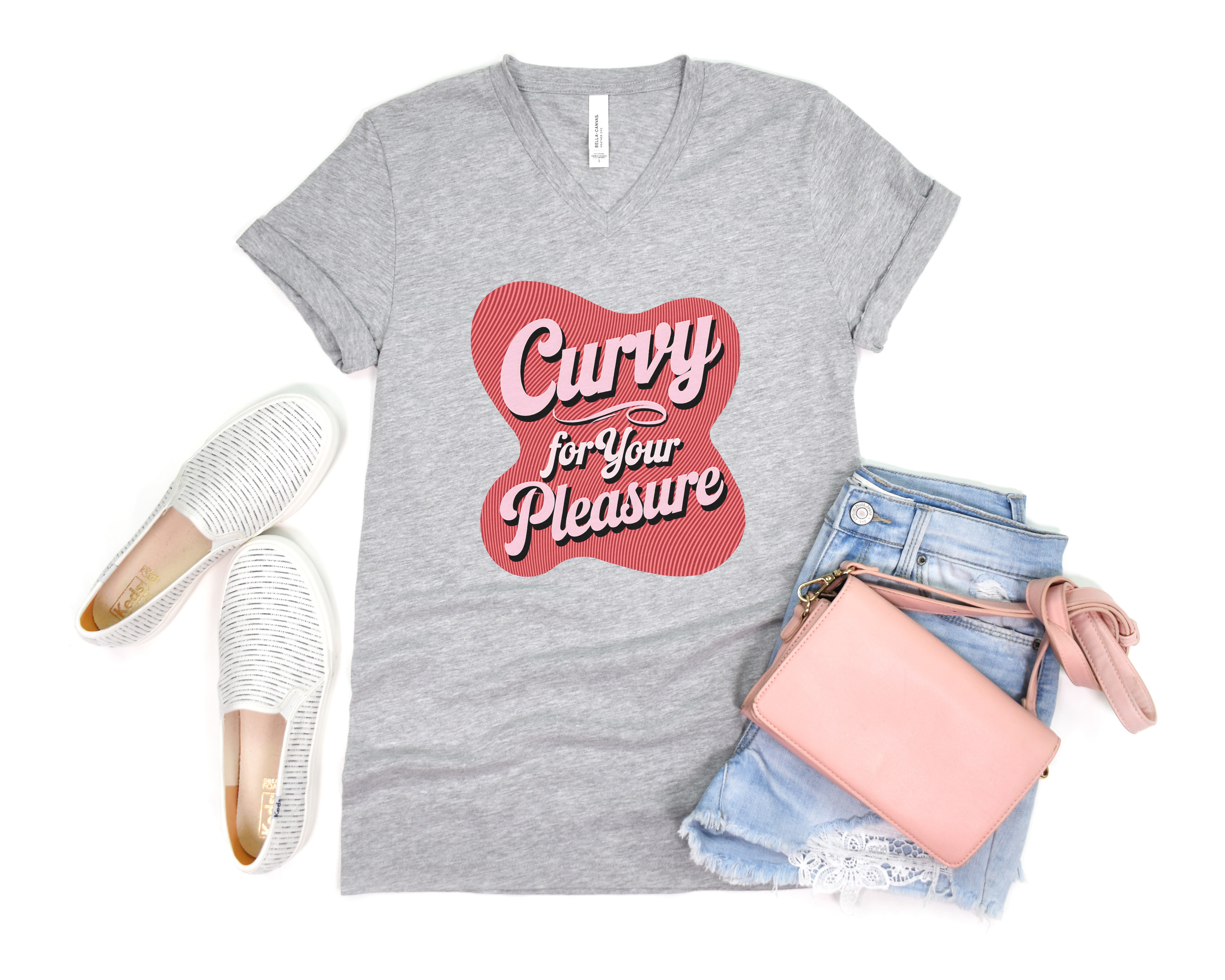 Curvy For Your Pleasure V-Neck