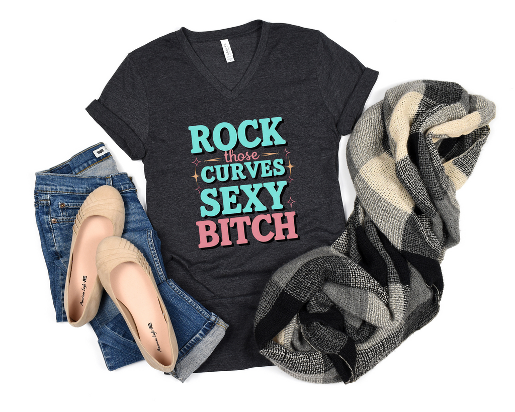 Rock Those Curves V-Neck