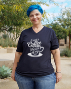 Coffee The Size Of V-Neck