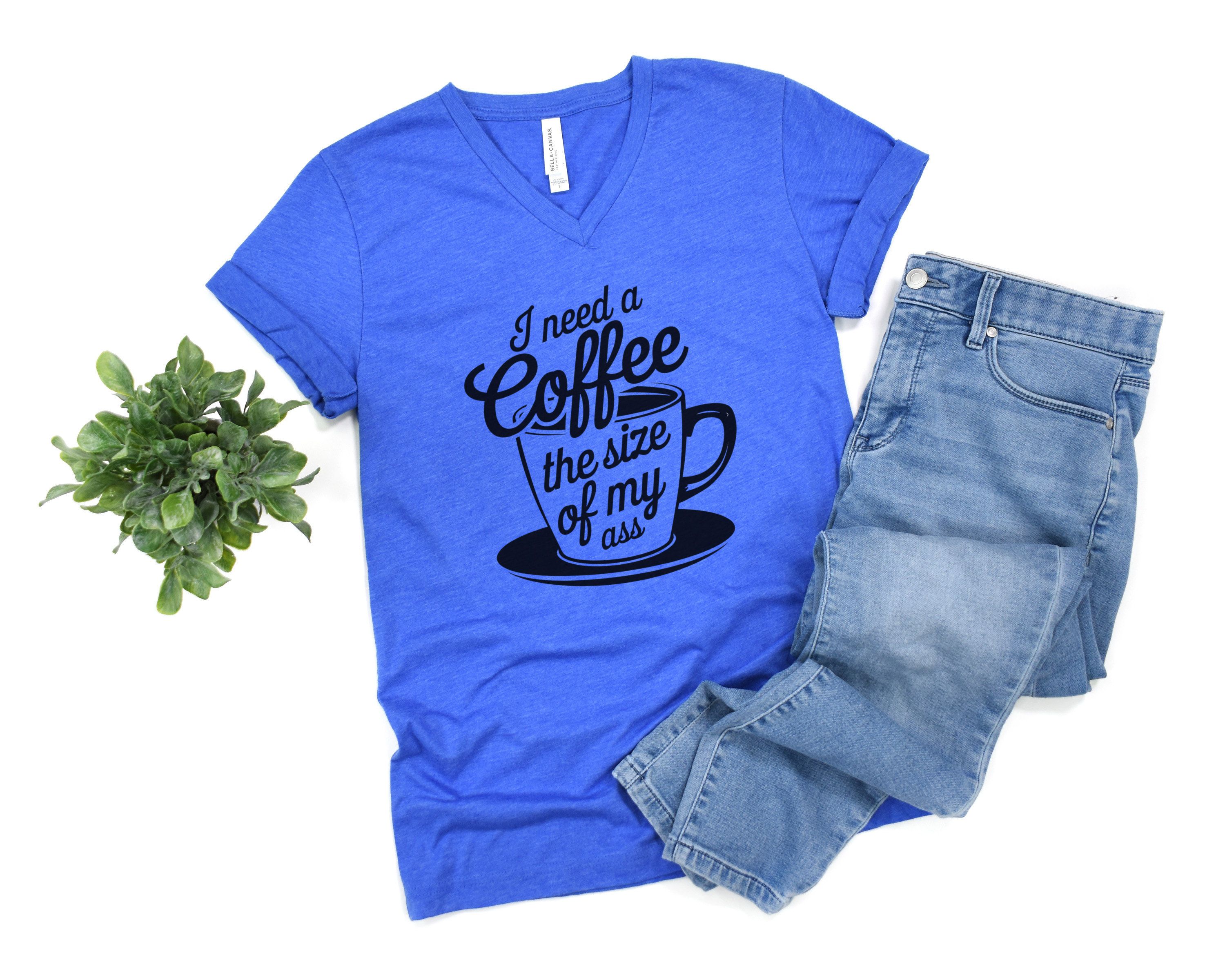 Coffee The Size Of V-Neck